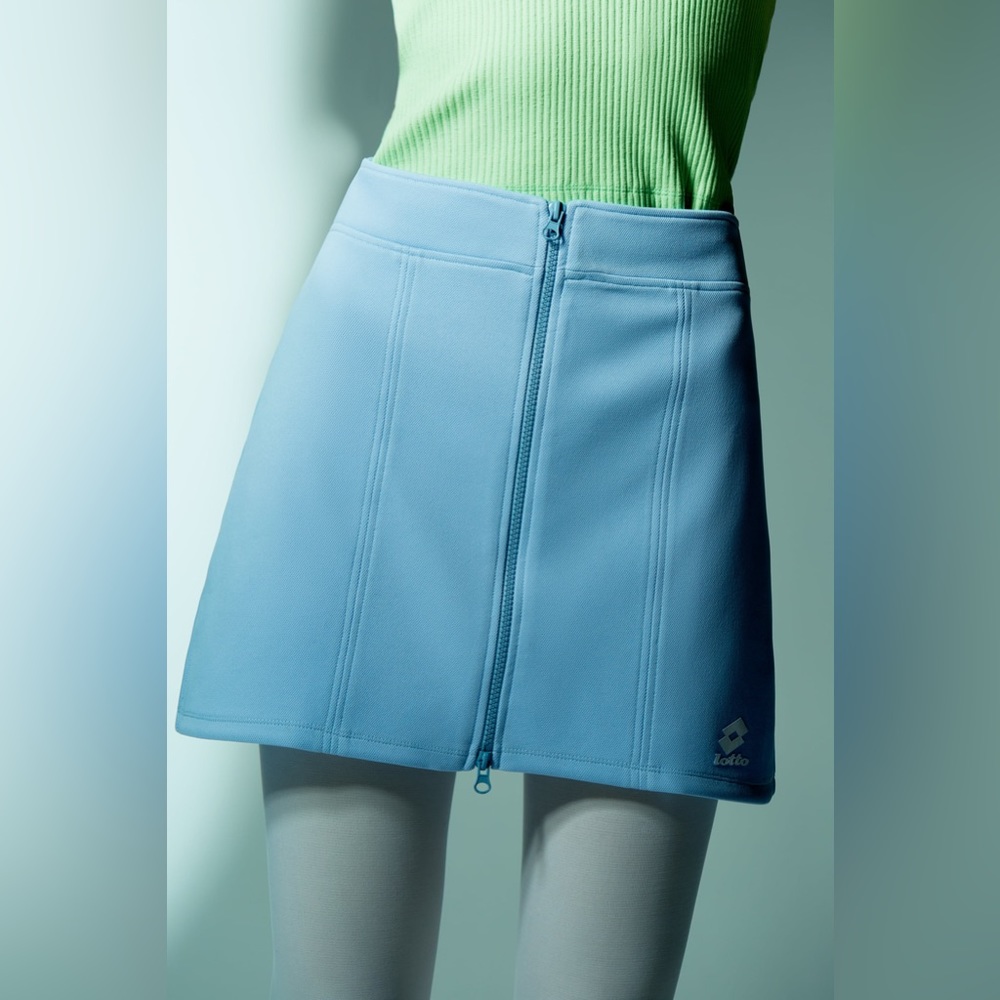 Zara X Lotto NWOT Mini Zip Skirt